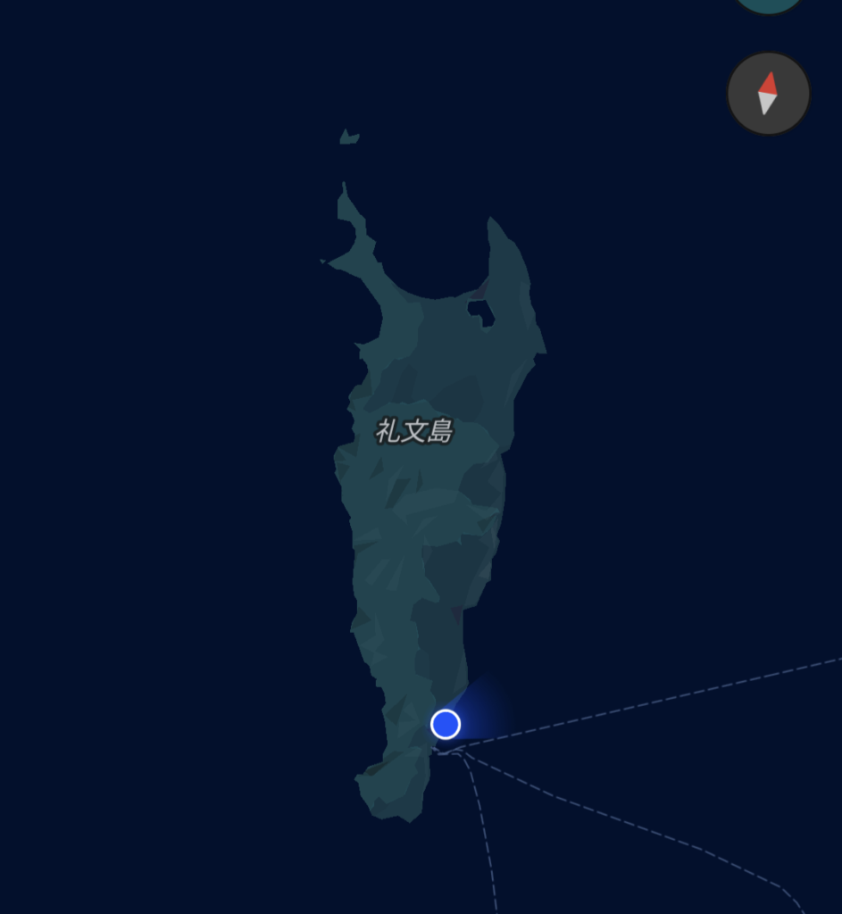 礼文島に到着
