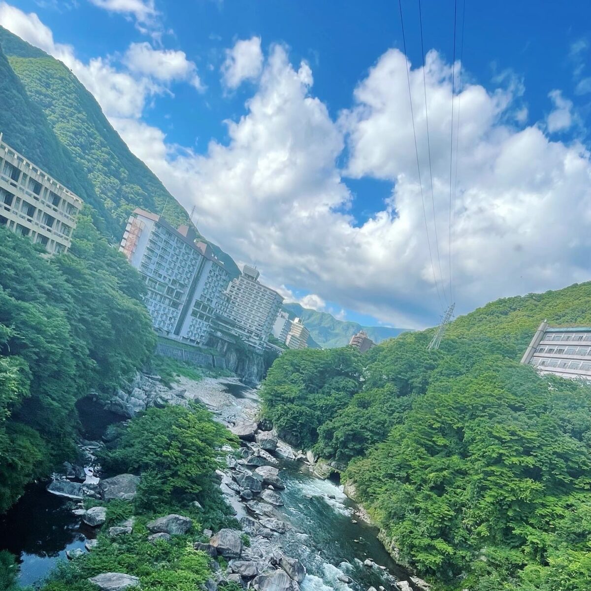 霧吸って湯に浸かる
