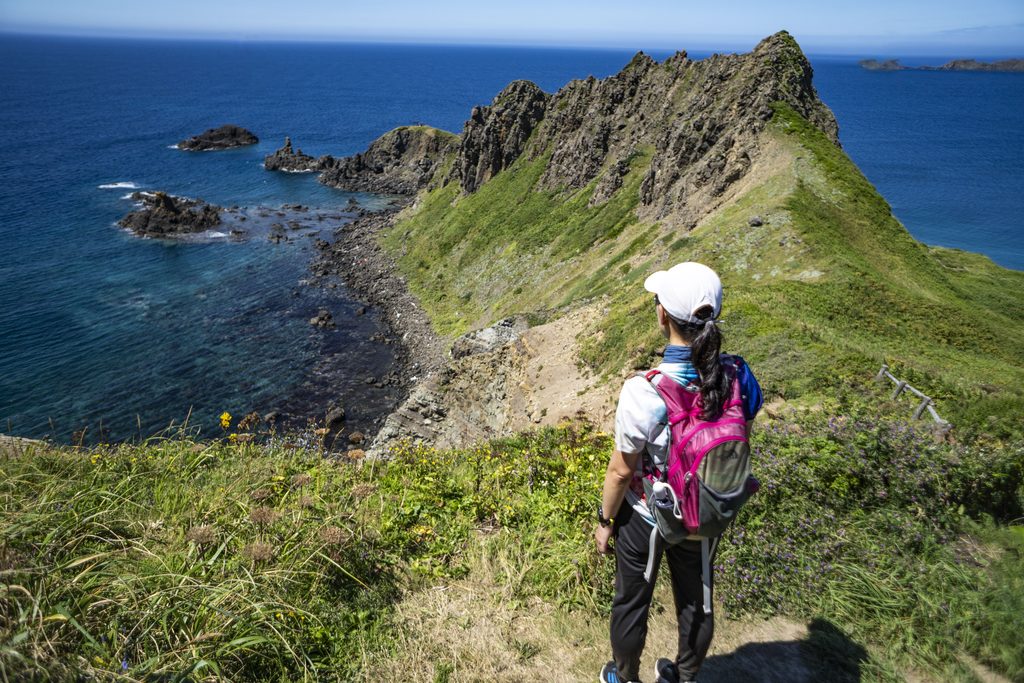 礼文島 ゴロタ岬から澄海岬へ