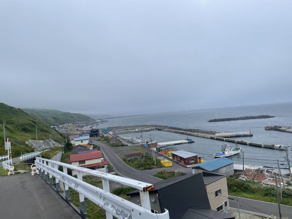 礼文島 高台からの眺め