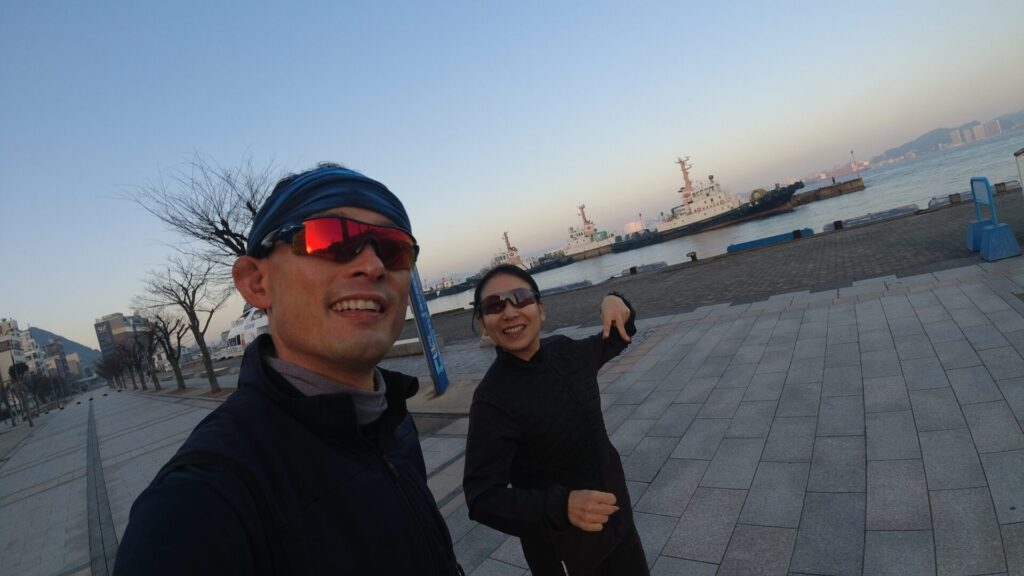 門司港の朝ラン