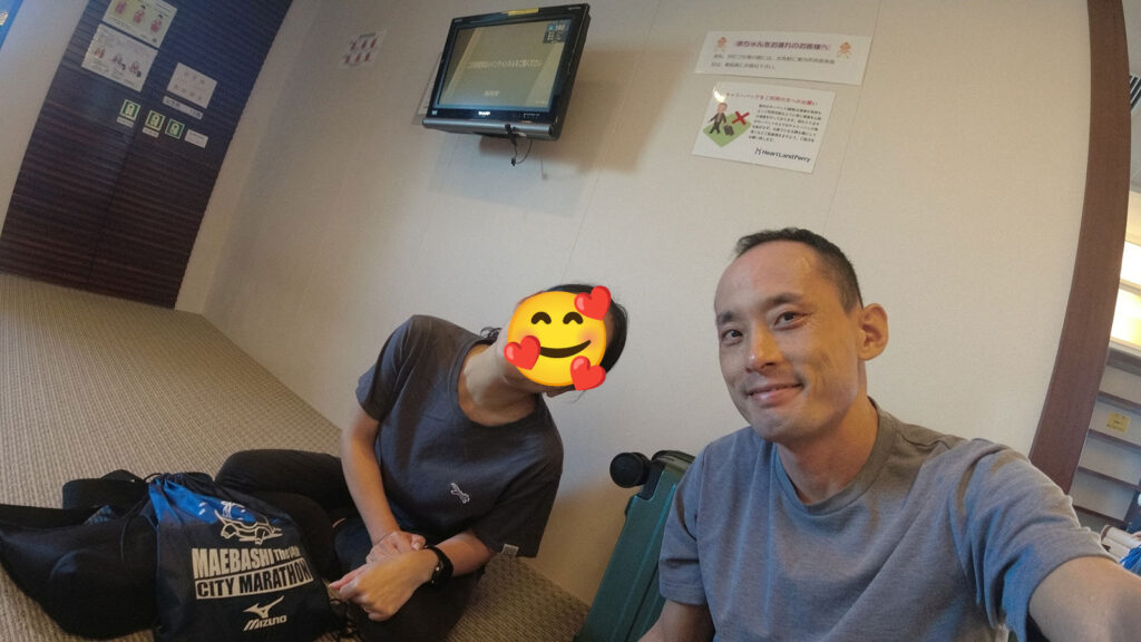 フェリー内